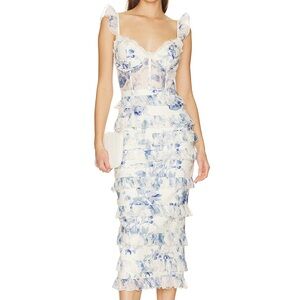 V. Chapman Fiorenza Dress Provençal Blue